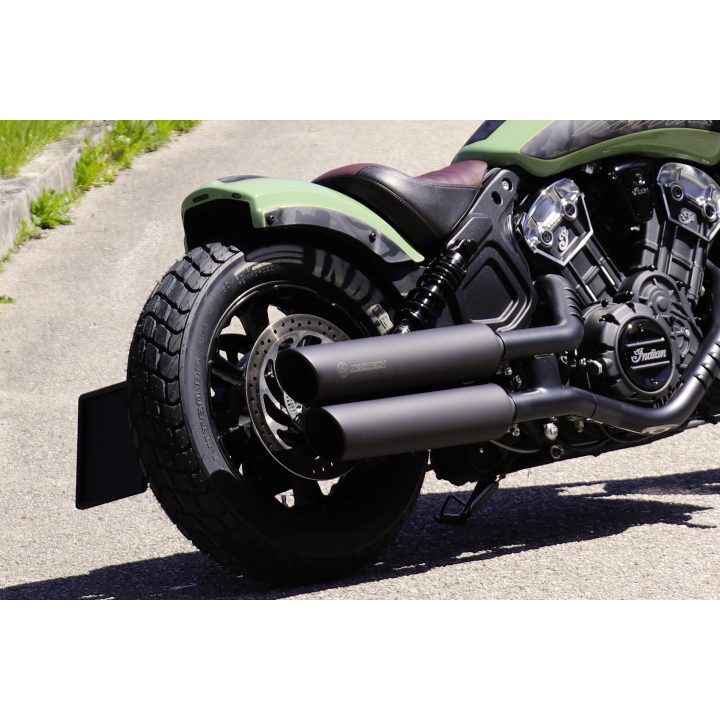 Skärm Bak Bobber Svart CULT WERK – bild 2