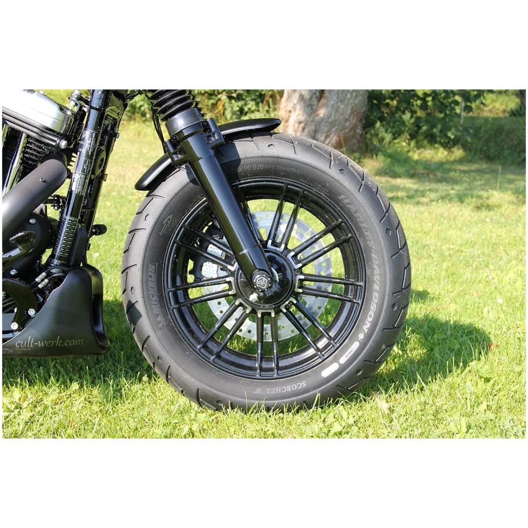 Skärm Bobber Fram Svart CULT WERK – bild 5