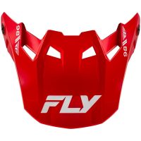 Skärm Formula Cc Objective Röd/vit FLY RACING