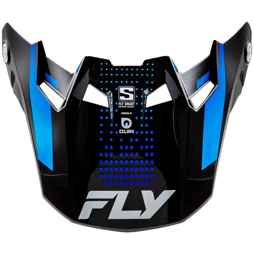 Skärm Formula S Carbon Protocol Svart/blå FLY RACING Medium
