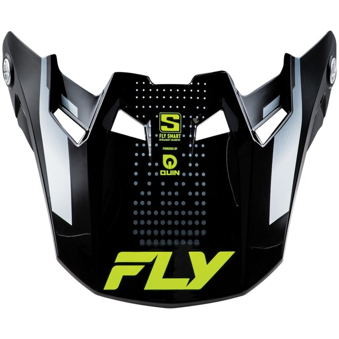 Skärm Formula S Carbon Protocol Svart/grå/hi-vis Gul FLY RACING Medium