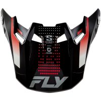 Skärm Formula S Carbon Protocol Svart/röd FLY RACING