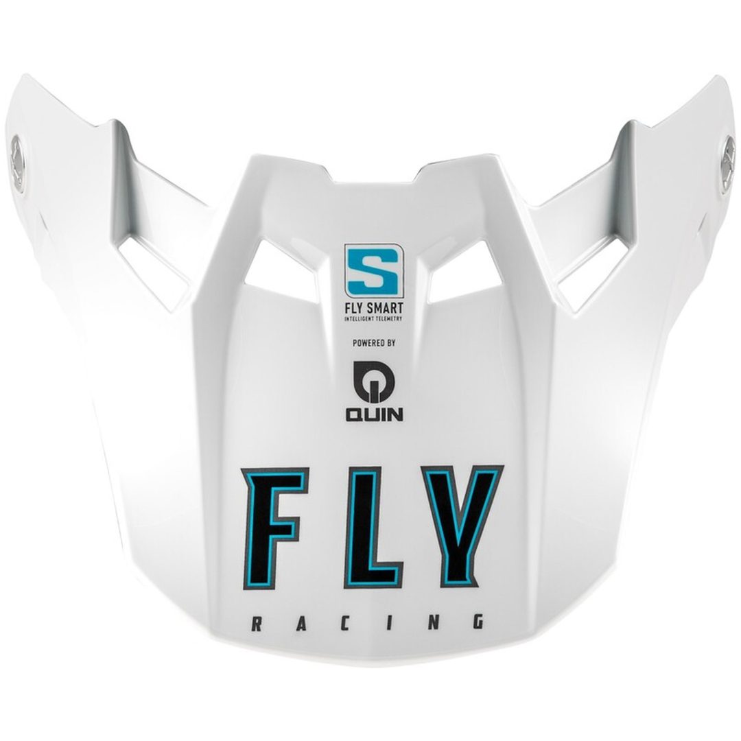 Skärm Formula S Carbon Solid Vit FLY RACING XL/2XL