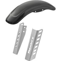 Skärm Fram Street Med Gaffelskydd Svart/silver C-RACER