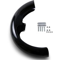 Skärm Hugger Series Front Svart Steel KLOCK WERKS