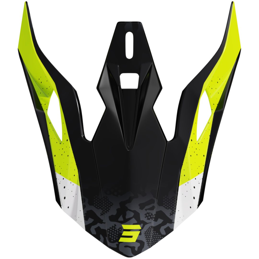 Skärm Pulse Airfit Svart/Vit/Neon Gul Shot