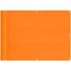 Skärmfönster för balkong orange 100% polyester oxford vidaXL 75 x 700 cm – miniatyr 2