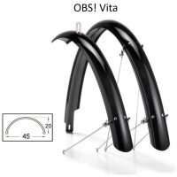 Skärmsats 28"/622, Heltäckande Vita