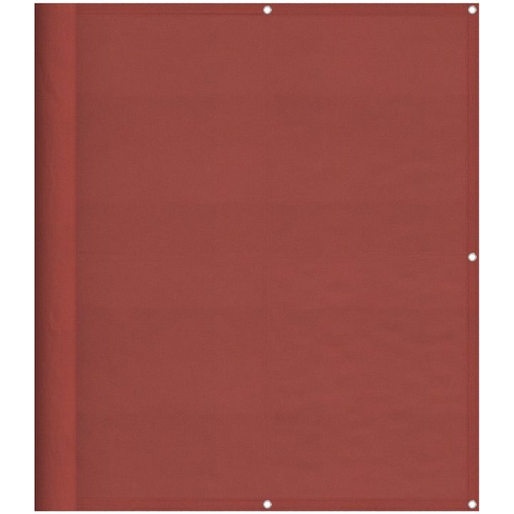 Skärmskärm för balkong terrakotta 100% polyester oxford vidaXL 120 x 800 cm – bild 2