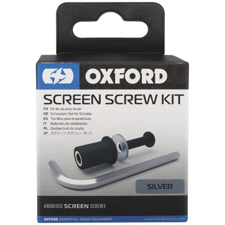 Skärmskruvset OXFORD Silver – bild 2