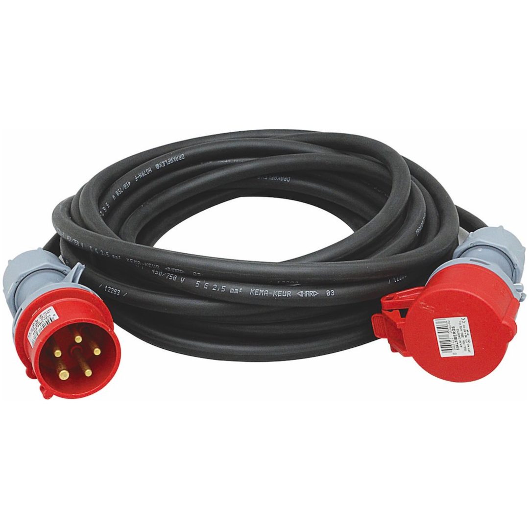 Skarvkabel, 16A, 5m, 3-fas, IP44 MALMBERGS