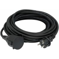 Skarvkabel, IP44, (RDV) 3G1,5 mm², Svart, 10 m MALMBERGS