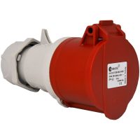 Skarvuttag, 16A, 3P+J, 6h, 400V, IP44 MALMBERGS