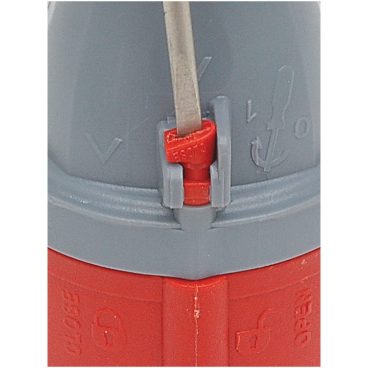 Skarvuttag, 32A, 3P+N+J, 6h, 400V, IP44 MALMBERGS – bild 2