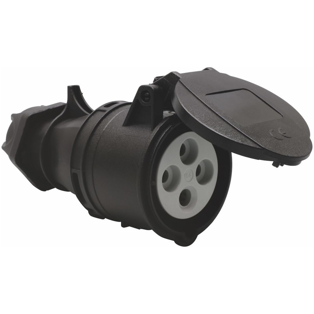 Skarvuttag Stage, 16A, 3P+J, 6h, 400V, IP44 MALMBERGS