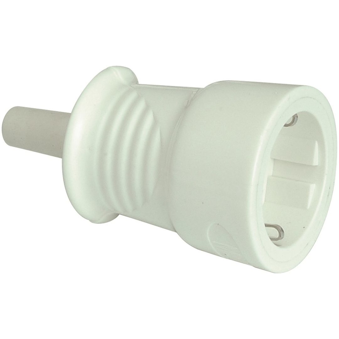 Skarvuttag, Utan lock, Vit, IP44 MALMBERGS