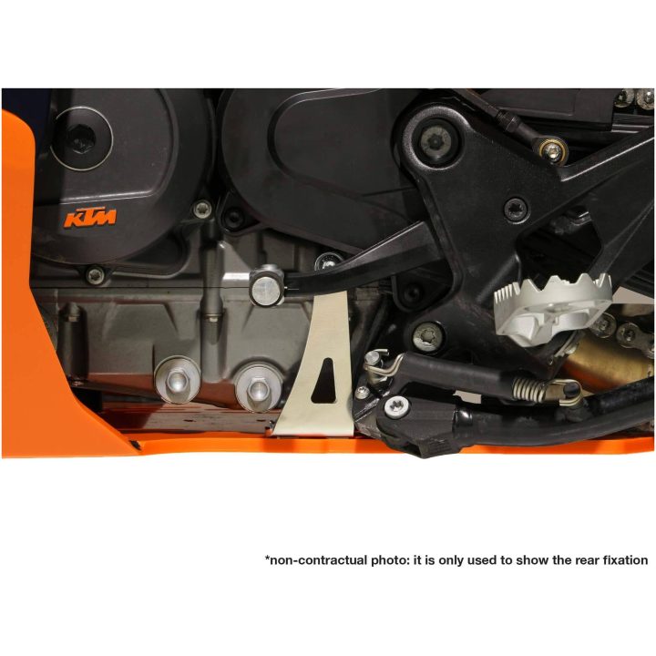 Skidplate Adventure Svart AXP RACING – bild 3