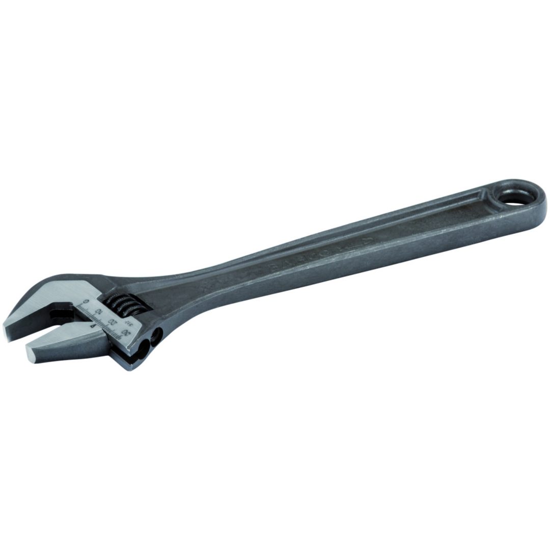 Skiftnyckel 4" Fosfaterad BAHCO Längd: 110 mm / Tjocklek käft: 4 mm / Käfthöj: 13 mm