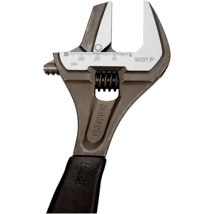 Skiftnyckel 8" Rörgrepp Fosfaterad BAHCO Längd: 218 mm / Tjocklek käft: 5 mm / Käfthöj: 34 mm – bild 2