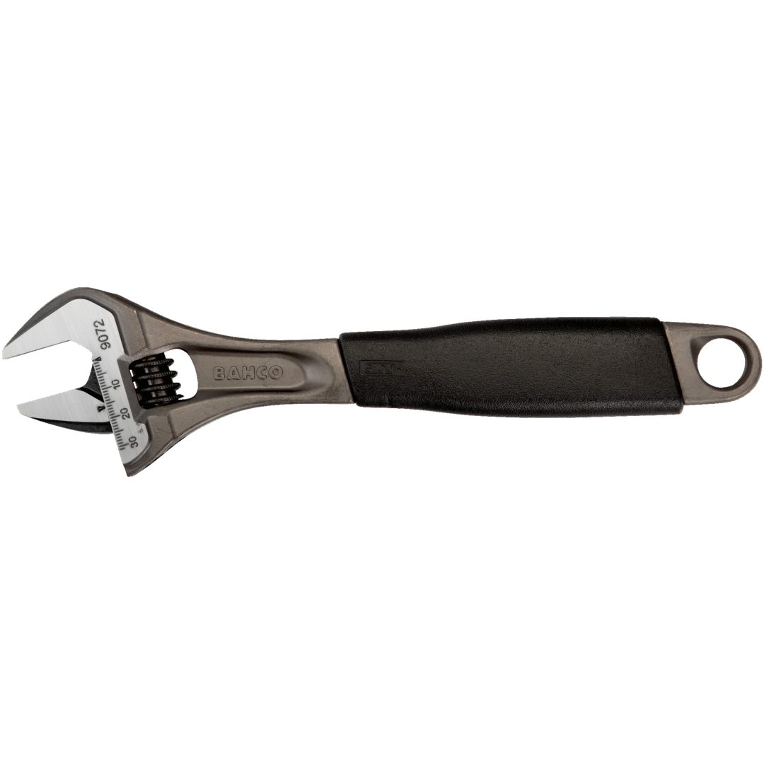 Skiftnyckel Ergo 6" Fosfaterad BAHCO Längd: 158 mm / Tjocklek käft: 5,3 mm / Käfthöj: 19 mm – bild 4