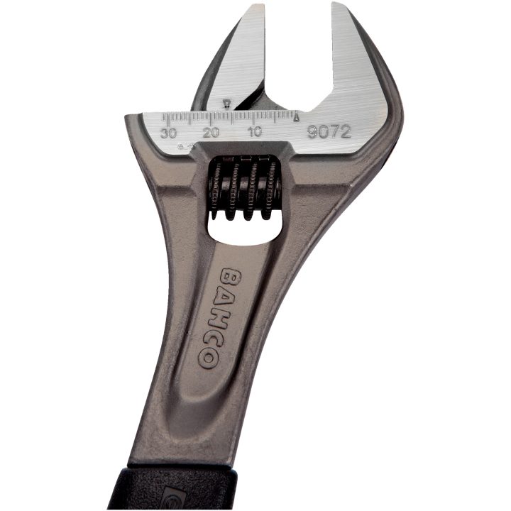 Skiftnyckel Ergo 8" Fosfaterad BAHCO Längd: 208 mm / Tjocklek käft: 6 mm / Käfthöj: 24 mm – bild 2