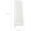 Skiljevägg för urinal keramik vit vidaXL – miniatyr 10