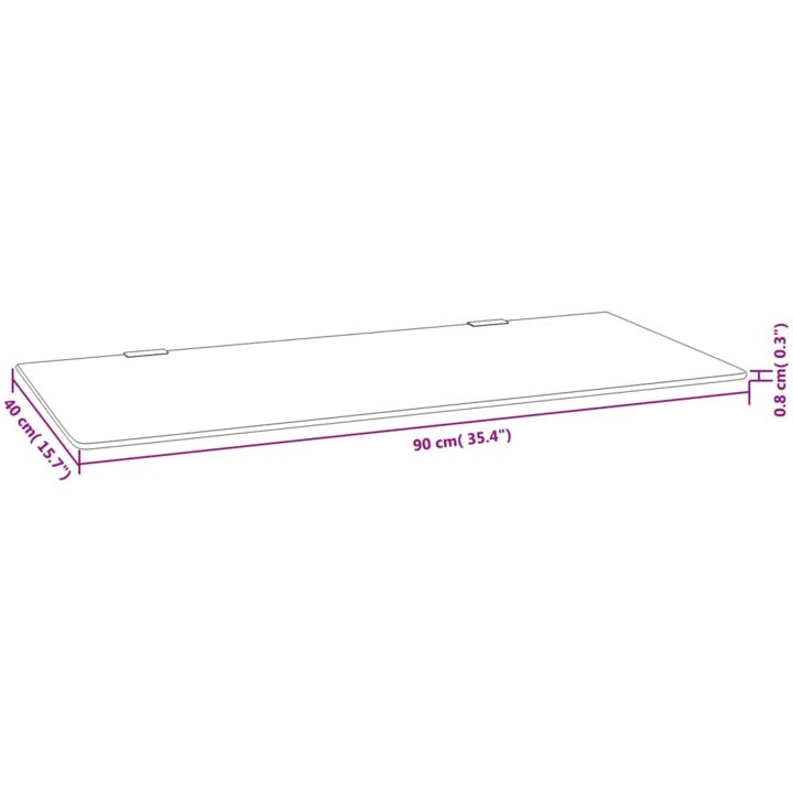 Skiljevägg för urinoar svart 90x40 härdat glas vidaXL – bild 8