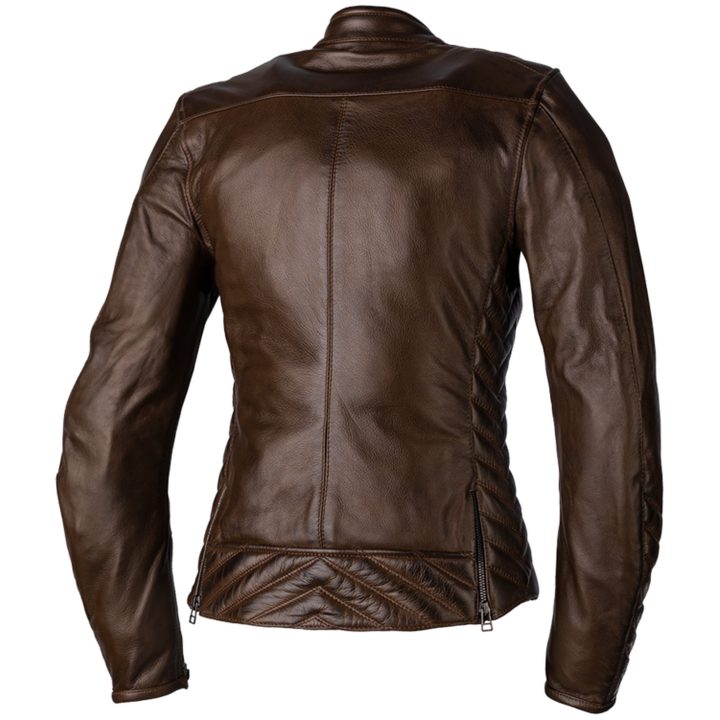 Skinnjacka Dam Roadster 3 CE Rödbrun RST XS – bild 2