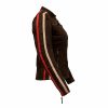 Skinnjacka Dam Uma Nubuck Brun Rusty Stitches 40 – miniatyr 3