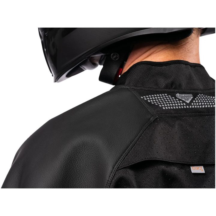 Skinnjacka Mesh AF Sport Svart ICON Small – bild 3