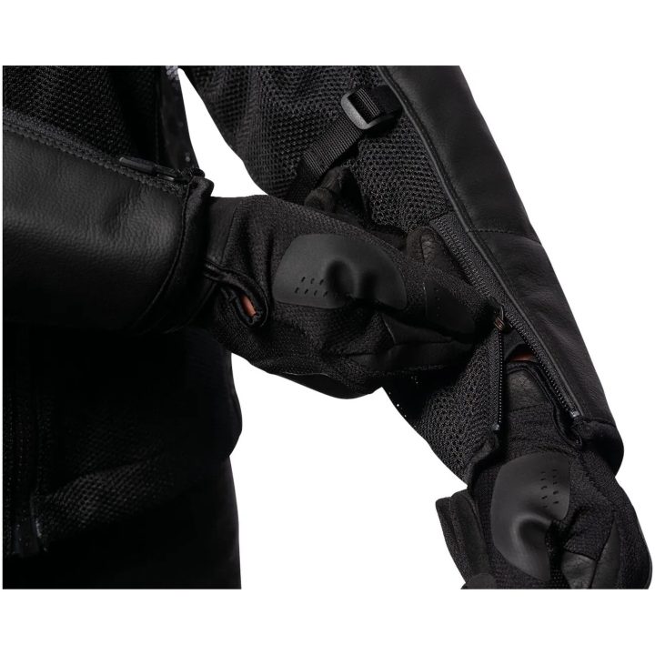 Skinnjacka Mesh AF Sport Svart/Röd ICON Small – bild 4