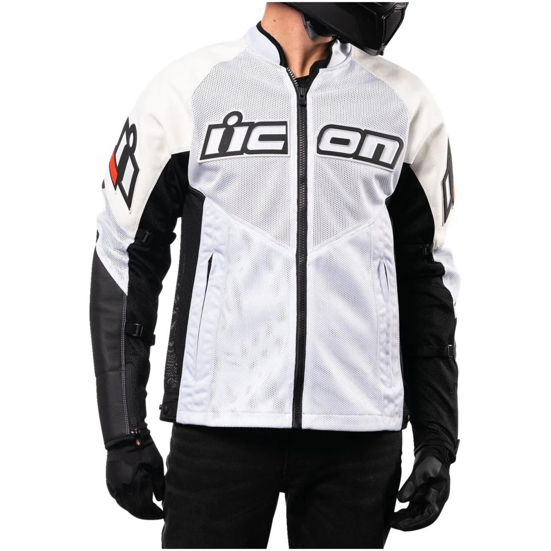 Skinnjacka Mesh AF Sport Vit ICON Small – bild 6
