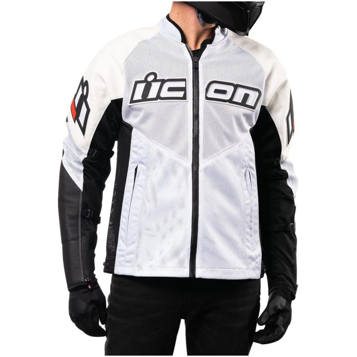 Skinnjacka Mesh AF Sport Vit ICON Small – bild 6