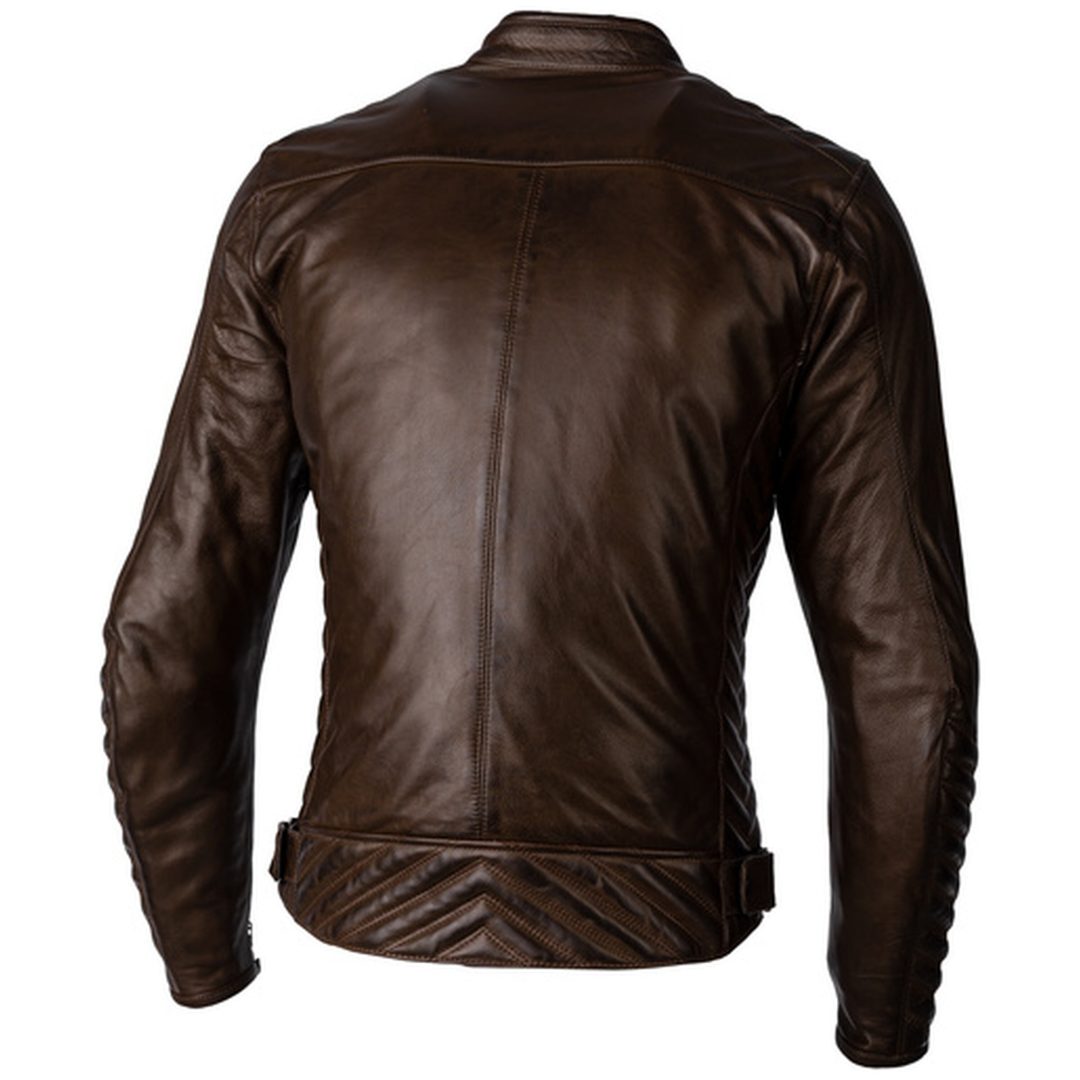Skinnjacka Roadster 3 CE Rödbrun RST s – bild 4