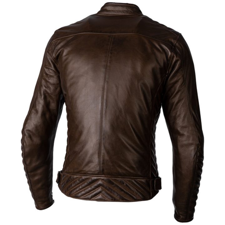Skinnjacka Roadster 3 CE Rödbrun RST s – bild 4