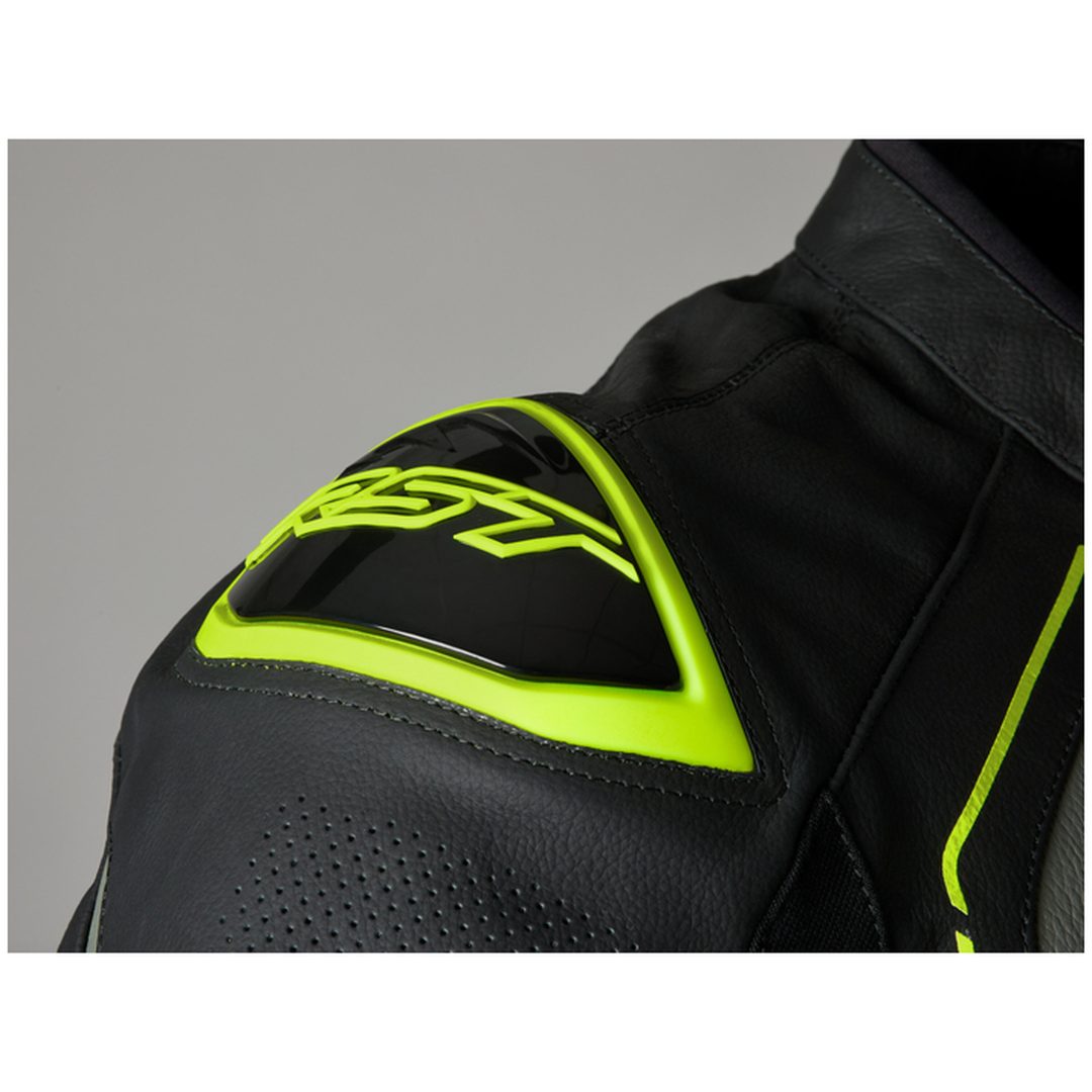 Skinnjacka S-1 CE Neongul RST s – bild 3