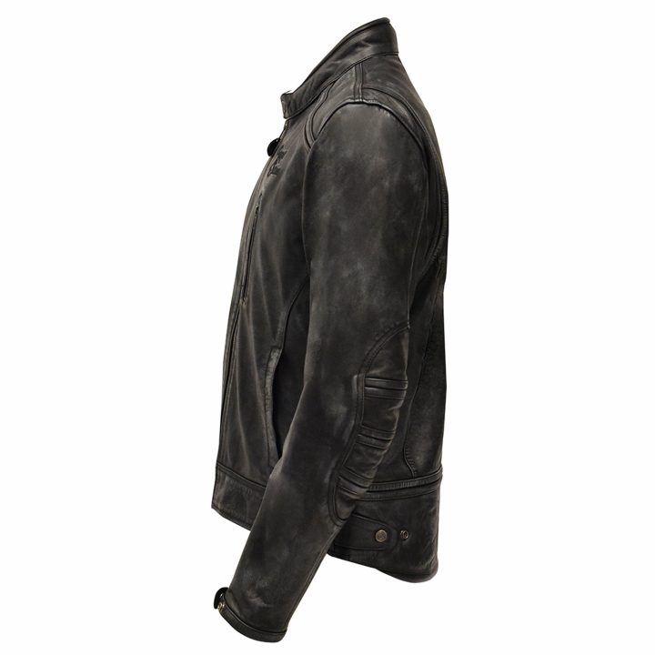 Skinnjacka Stevie Svart Rusty Stitches Large (52) – bild 3