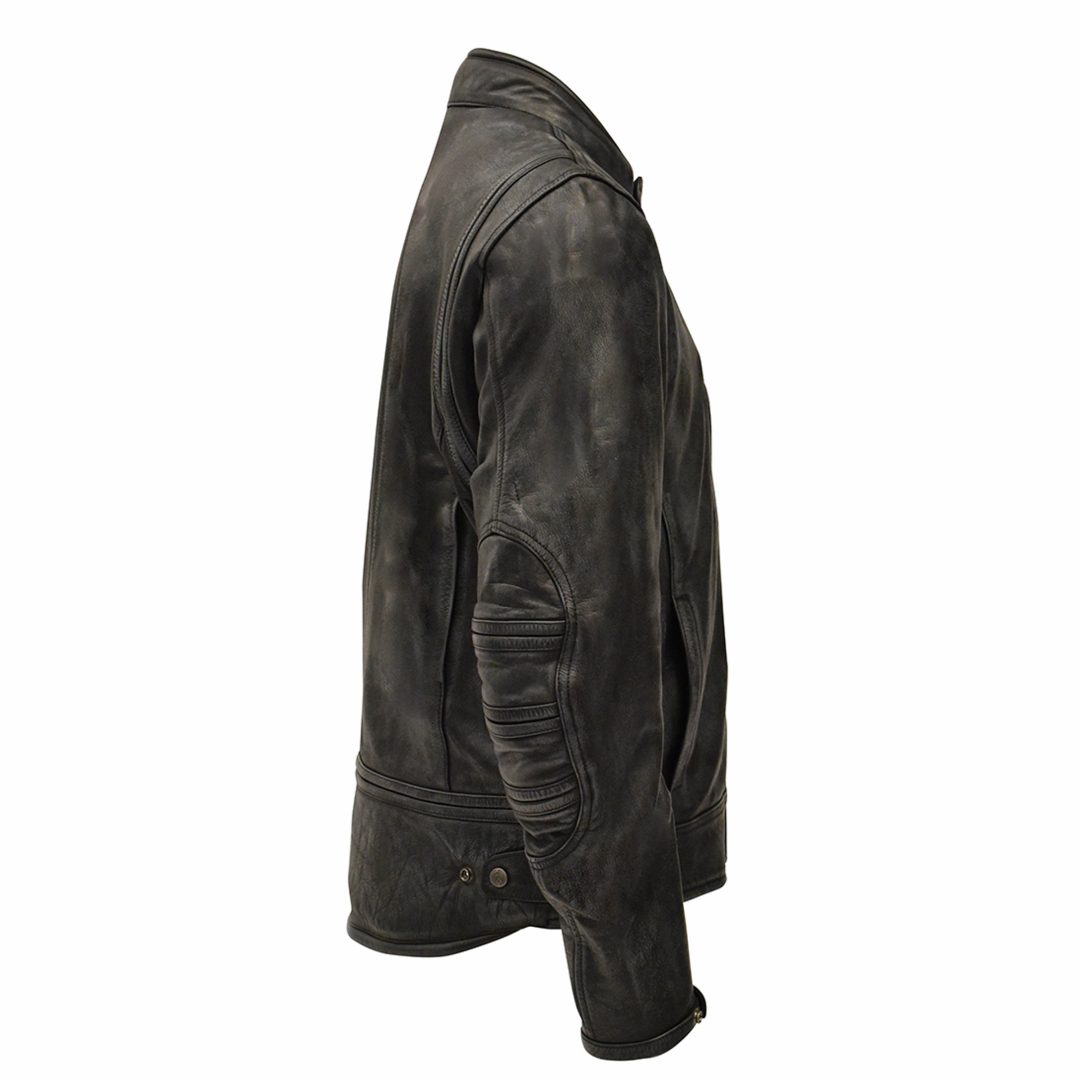 Skinnjacka Stevie Svart Rusty Stitches Large (52) – bild 2