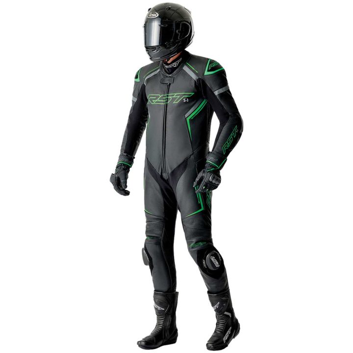 Skinnställ D3O Svart Neongrön RST XL – bild 3