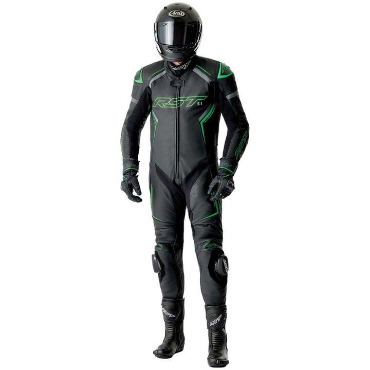 Skinnställ D3O Svart Neongrön RST XL – bild 4