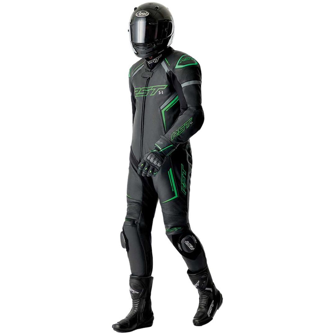 Skinnställ D3O Svart Neongrön RST XL – bild 5