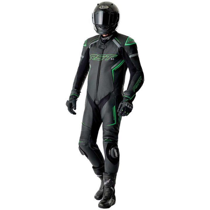 Skinnställ D3O Svart Neongrön RST XL – bild 6