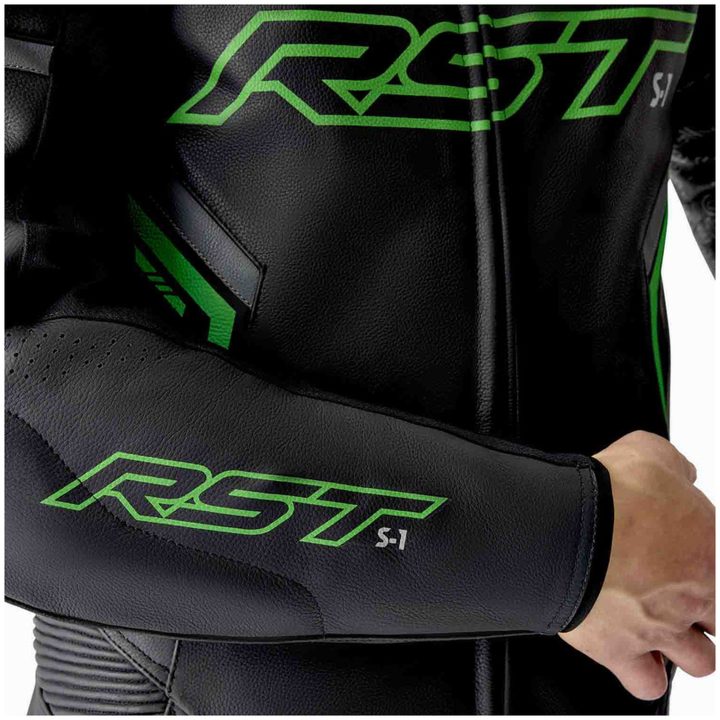 Skinnställ D3O Svart Neongrön RST XL – bild 9