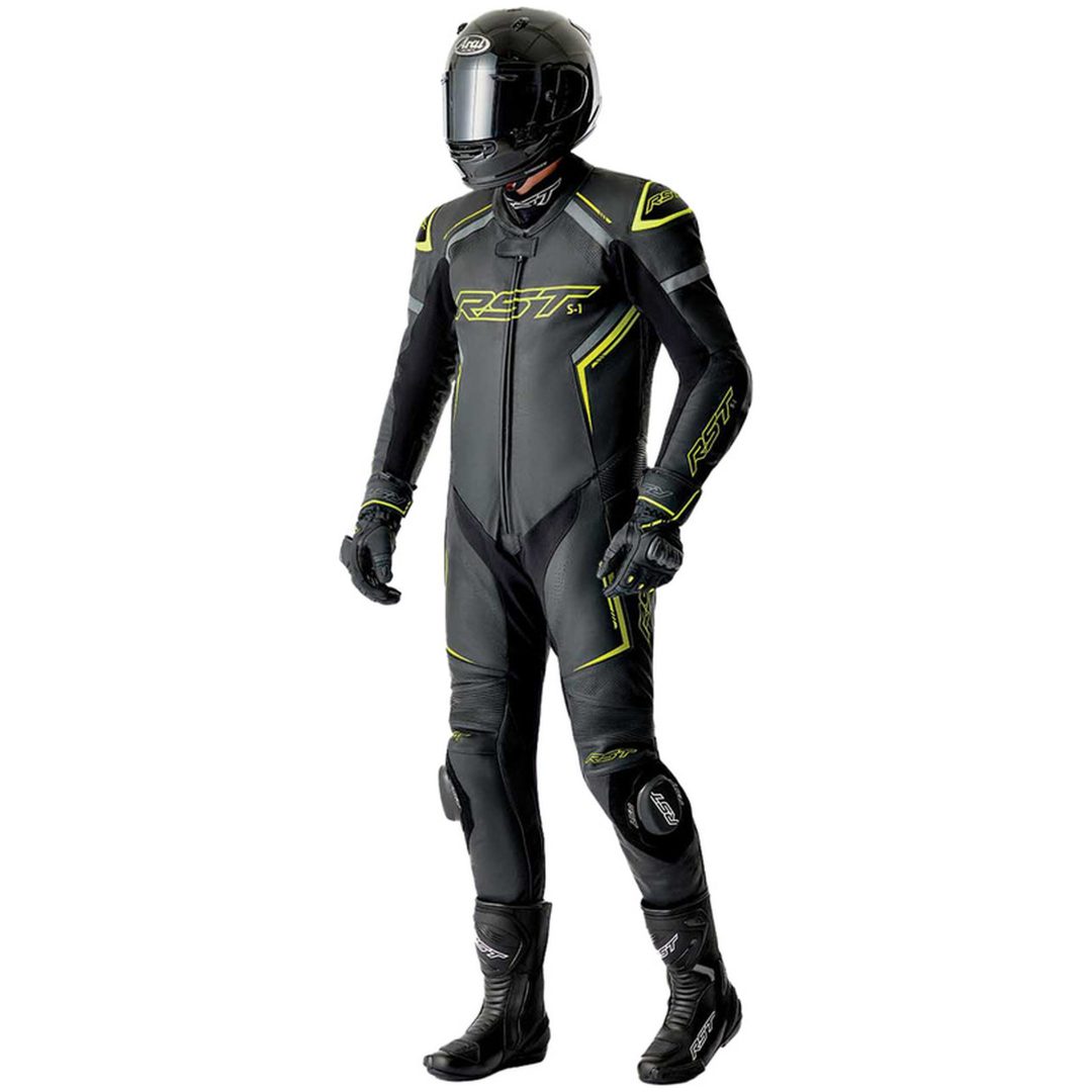 Skinnställ D3O Svart Neongul RST XL – bild 3