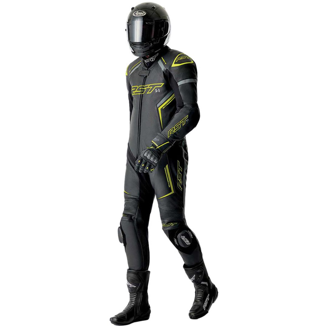 Skinnställ D3O Svart Neongul RST XL – bild 5