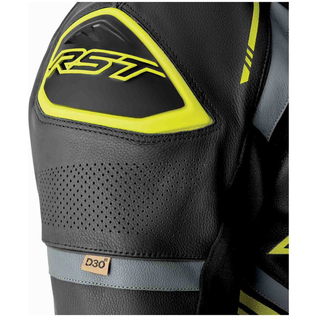 Skinnställ D3O Svart Neongul RST XL – bild 8