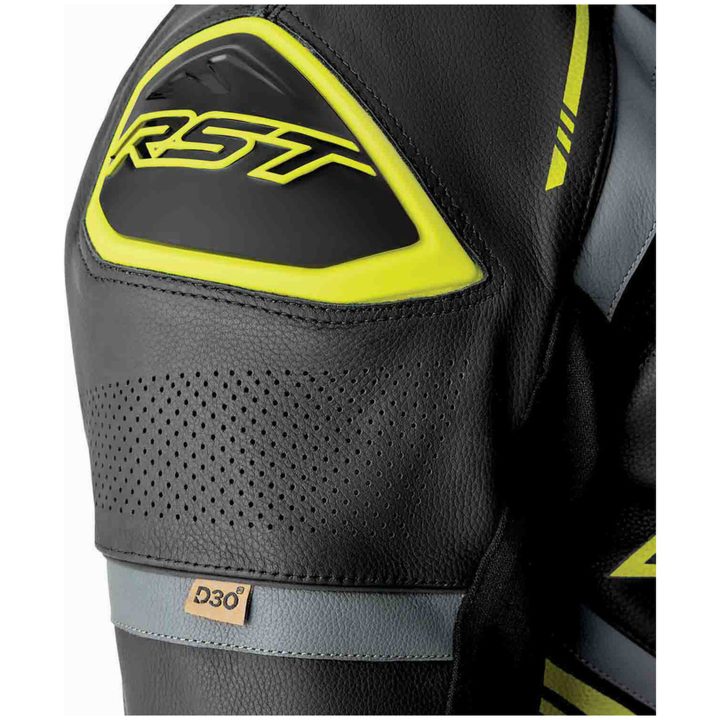 Skinnställ D3O Svart Neongul RST XL – bild 8