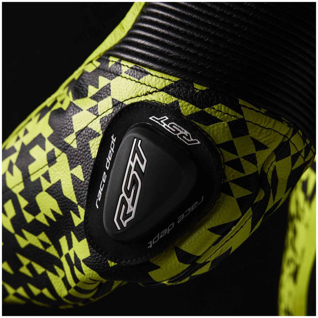 Skinnställ Pro Series D3O Svart Neongul RST XS – bild 3