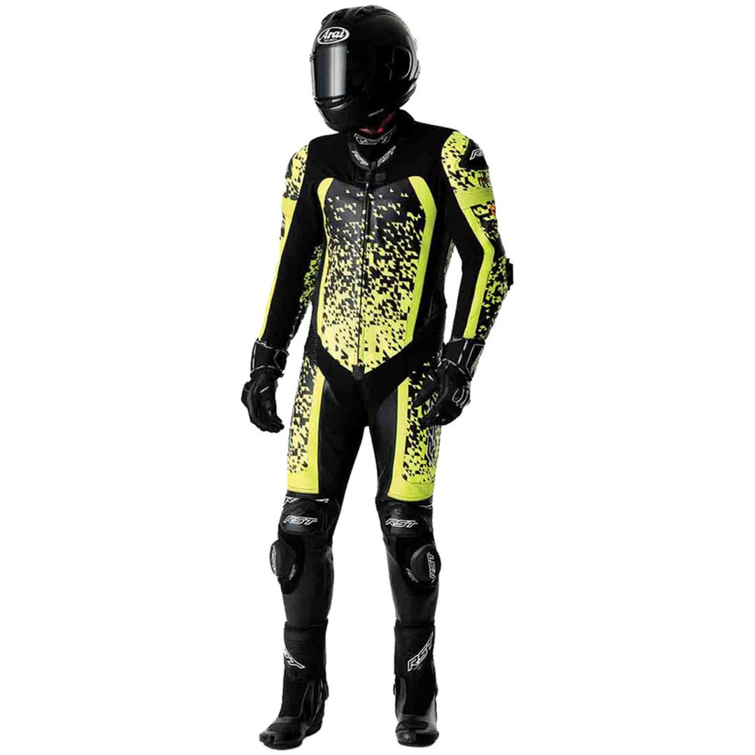 Skinnställ Pro Series D3O Svart Neongul RST XS – bild 6