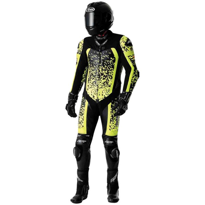 Skinnställ Pro Series D3O Svart Neongul RST XS – bild 6